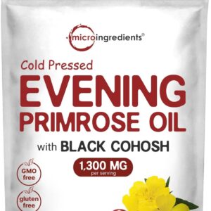 Micro Ingredients Evening Primrose Oil 1300mg Per Serving, 240 Softgels
