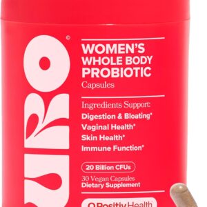 O Positiv URO Women’s Probiotic – All-in-one Probiotic for Women - Vaginal, Gut, Skin, and Oral Microbiome Health