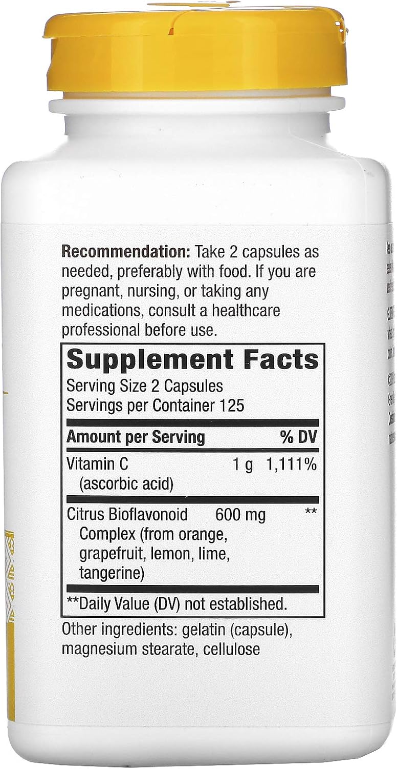 Nature's Way Vitamin C with Bioflavonoids, Immune Support - Image 2